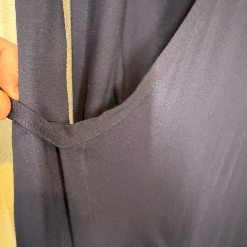 Boden Classic Midi Navy Wrap Dress Stretch Jersey, US size 12 - Picture 12 of 13